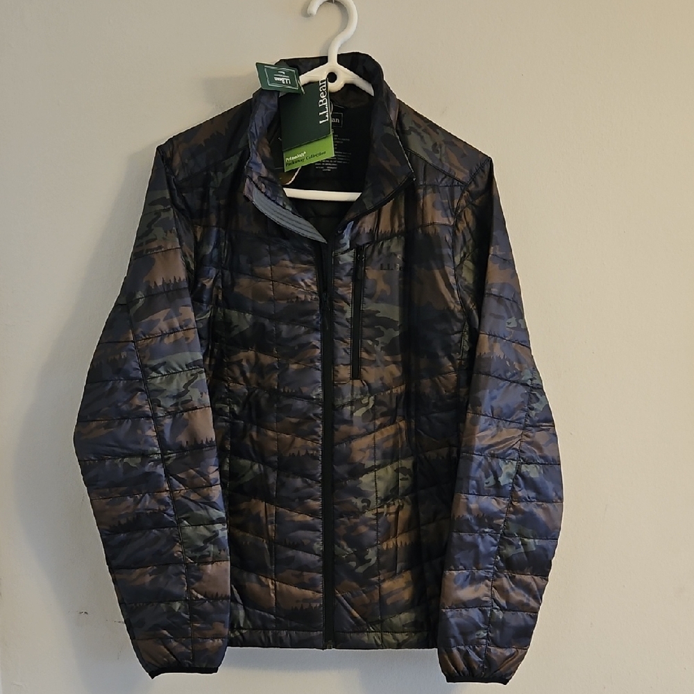 L.L. Bean Multicolor Camo Jacket